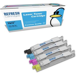 Refresh Cartridges Full Set Pack Tn12 Toner Compatible With Brother Printers Refresh Cartridges Full Set Pack Tn12 Toner Compatible With Brother Printers