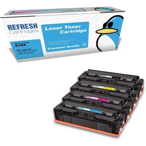 Refresh Cartridges Full Set Of 4 216a Toner Value Pk Compatible With Hp Printers Refresh Cartridges Full Set Of 4 216a Toner Value Pk Compatible With Hp Printers