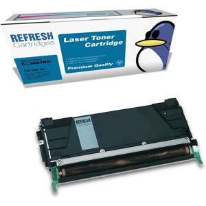 Refresh Cartridges Black 0c734a1kg Toner Compatible With Lexmark Printers Refresh Cartridges Black 0c734a1kg Toner Compatible With Lexmark Printers