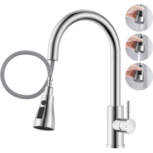 Does Not Apply Kitchen Mixer Tap With Pull Out Spray, Sus304 Stainless Steel Sink Taps Mixer Wi Does Not Apply Kitchen Mixer Tap With Pull Out Spray, Sus304 Stainless Steel Sink Taps Mixer Wi