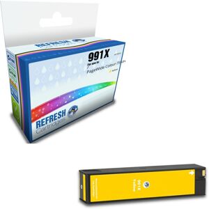 Refresh Cartridges Replacement Yellow 991x Ink Compatible With Hp Printers Refresh Cartridges Replacement Yellow 991x Ink Compatible With Hp Printers