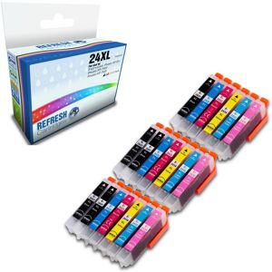 Refresh Cartridges Saver Pack 20x 24xl Ink Compatible With Epson Printers Refresh Cartridges Saver Pack 20x 24xl Ink Compatible With Epson Printers