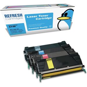Refresh Cartridges Value Pack C748 Toner Compatible With Lexmark Printers Refresh Cartridges Value Pack C748 Toner Compatible With Lexmark Printers