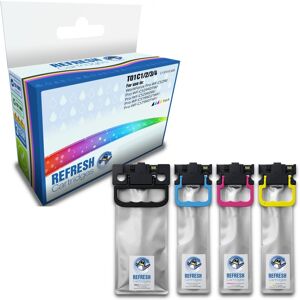 Refresh Cartridges Full Set Pack T01c1/2/3/4 Ink Compatible With Epson Printers Refresh Cartridges Full Set Pack T01c1/2/3/4 Ink Compatible With Epson Printers