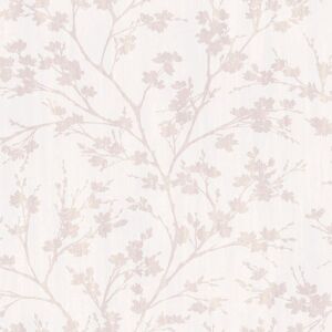 G78533 - Secret Garden Wispy Branches White Choke Dusty Pinks Galerie Wallpaper G78533 - Secret Garden Wispy Branches White Choke Dusty Pinks Galerie Wallpaper