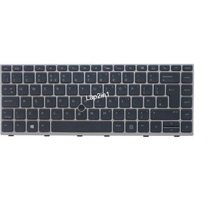 New Hp Elitebook 840 G5 G6 846 G5 745 G5 Uk Keyboard Silver Frame Backlit Point New Hp Elitebook 840 G5 G6 846 G5 745 G5 Uk Keyboard Silver Frame Backlit Point