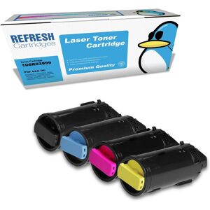 Refresh Cartridges Full Set Of 4 106r03899 Toners Compatible With Xerox Printers Refresh Cartridges Full Set Of 4 106r03899 Toners Compatible With Xerox Printers