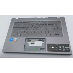 Acer Aspire A514-55 Palmrest Cover Keyboard Uk Grey Gray Backlit 6b.K5hn2.013 Acer Aspire A514-55 Palmrest Cover Keyboard Uk Grey Gray Backlit 6b.K5hn2.013