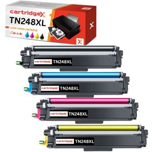Cartridgex 4 Toner Cartridge Set Compatible With Brother Tn248xl Mfc-L3740cdw Mfc-L3740cdwe Cartridgex 4 Toner Cartridge Set Compatible With Brother Tn248xl Mfc-L3740cdw Mfc-L3740cdwe