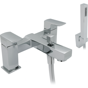 Evg Nuance Bath & Shower Mixer Tap Chrome - Twin Lever Bath Filler Evg Nuance Bath & Shower Mixer Tap Chrome - Twin Lever Bath Filler