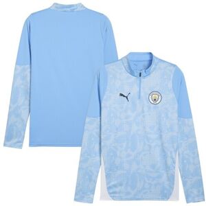 Manchester City Puma Football Training Sweatshirt Adult Blue Manchester City Puma Football Training Sweatshirt Adult Blue