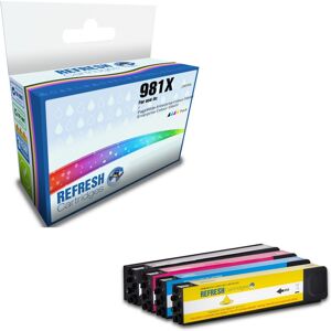 Refresh Cartridges Replacement Value Pack 981x Ink Compatible With Hp Printers Refresh Cartridges Replacement Value Pack 981x Ink Compatible With Hp Printers