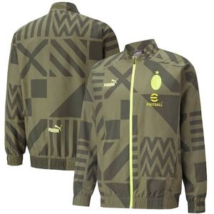 Ac Milan Puma Football Jacket Men'S Green Ac Milan Puma Football Jacket Men'S Green