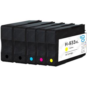 Go Inks 5 Ink Cartridges (Set+bk) For Hp Officejet 6100 6600 6700 7110 7510 7610 7612 Go Inks 5 Ink Cartridges (Set+bk) For Hp Officejet 6100 6600 6700 7110 7510 7610 7612