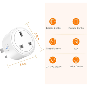 Does Not Apply Mini Smart Plug Wi-Fi Outlet 2pcs, 13a Wireless Socket Works With Amazon Alexa, Does Not Apply Mini Smart Plug Wi-Fi Outlet 2pcs, 13a Wireless Socket Works With Amazon Alexa,