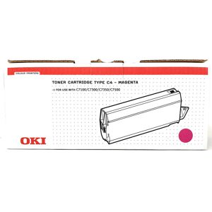 Oki 41963006 Type C4 Toner Original Magenta For C7100/c7300/c7350/c7500 [ - Box Oki 41963006 Type C4 Toner Original Magenta For C7100/c7300/c7350/c7500 [ - Box