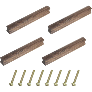 Does Not Apply 4pcs Wood Drawer Pulls Handles With Screws Set 128mm/5.04\" Hole Spacing Black Wa Does Not Apply 4pcs Wood Drawer Pulls Handles With Screws Set 128mm/5.04\" Hole Spacing Black Wa