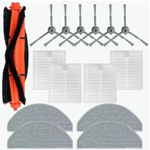 3x(For V8 Pro Robot Vacuum Cleaner Main Side Brush Hepa Mop Cloth2215 3x(For V8 Pro Robot Vacuum Cleaner Main Side Brush Hepa Mop Cloth2215