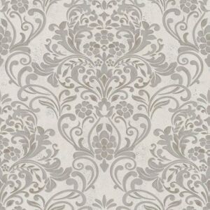 Marburg Light Gray Wallpaper - Ornamental, 0.53m x 10.05m, 1 Roll Marburg Light Gray Wallpaper - Ornamental, 0.53m x 10.05m, 1 Roll