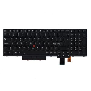 Lenovo Thinkpad T570 P51s Keyboard Nordic Black Backlit 01er581 Lenovo Thinkpad T570 P51s Keyboard Nordic Black Backlit 01er581