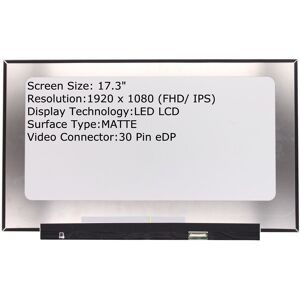 New Hp 17-Cn2021na 17.3\" Led Lcd Laptop Screen Fhd Ips Matte 60hz Display Panel New Hp 17-Cn2021na 17.3\" Led Lcd Laptop Screen Fhd Ips Matte 60hz Display Panel