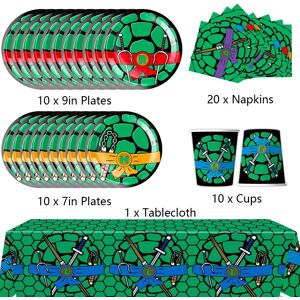 51pcs Birthday Party Decor Supplies Included Plates Cups Napkins A Tablecloth 51pcs Birthday Party Decor Supplies Included Plates Cups Napkins A Tablecloth