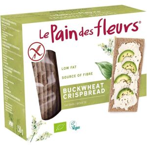 Le Pain Des Fleurs 6 X 150g Organic Buckwheat Crispbread - Gluten Free, Vegan, Le Pain Des Fleurs 6 X 150g Organic Buckwheat Crispbread - Gluten Free, Vegan,