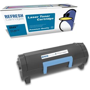 Refresh Cartridges Black 602x Toner Compatible With Lexmark Printers Refresh Cartridges Black 602x Toner Compatible With Lexmark Printers