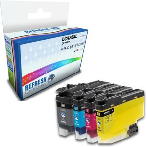 Refresh Cartridges Full Set Pack 4x Lc426xl Ink Compatible With Brother Printers Refresh Cartridges Full Set Pack 4x Lc426xl Ink Compatible With Brother Printers