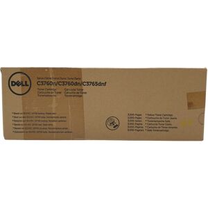 Dell Yellow Toner Cartridge C3760n C3760dn C3765dnf Genuine Original Ct201874 Dell Yellow Toner Cartridge C3760n C3760dn C3765dnf Genuine Original Ct201874