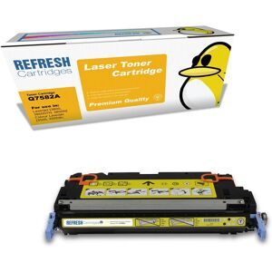 Refresh Cartridges Replacement Yellow Q7582a/503a Toner Compatible With Hp Refresh Cartridges Replacement Yellow Q7582a/503a Toner Compatible With Hp