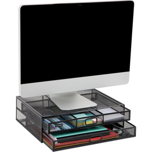 Does Not Apply Metal Monitor Stand Riser, Desk Organizer, Holds Pc, Laptop, Notebook, Printer, Does Not Apply Metal Monitor Stand Riser, Desk Organizer, Holds Pc, Laptop, Notebook, Printer,