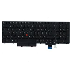 Lenovo Thinkpad T580 P52s Keyboard Nordic Black 01hx199 Lenovo Thinkpad T580 P52s Keyboard Nordic Black 01hx199