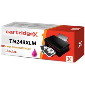 Cartridgex Magenta Toner Cartridge Compatible With Brother Tn248xl Dcp-L3560cdw Dcpl3515cdw Cartridgex Magenta Toner Cartridge Compatible With Brother Tn248xl Dcp-L3560cdw Dcpl3515cdw