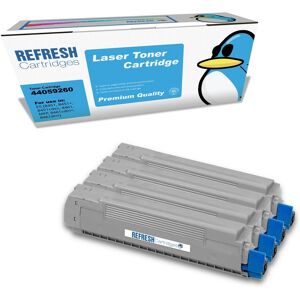 Refresh Cartridges Value Pack 44059260/59/58/57 Toner Compatible With Oki Printe Refresh Cartridges Value Pack 44059260/59/58/57 Toner Compatible With Oki Printe