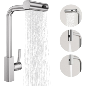 Does Not Apply Waterfall Kitchen Tap With Pull Out Spray, 3-Function Waterfall Sink Mixer Tap, Does Not Apply Waterfall Kitchen Tap With Pull Out Spray, 3-Function Waterfall Sink Mixer Tap,