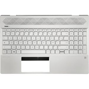 HP Pavilion 15-Cw 15-Cs Palmrest Cover Keyboard French Silver Backlit L24752-051 HP Pavilion 15-Cw 15-Cs Palmrest Cover Keyboard French Silver Backlit L24752-051