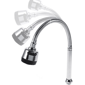 Does Not Apply Kitchen Sink Faucet With Flexible Pipe, 304 Stainless Steel Swivel Spout, Single Does Not Apply Kitchen Sink Faucet With Flexible Pipe, 304 Stainless Steel Swivel Spout, Single