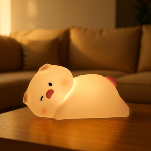 Does Not Apply Pig Silicone Night Light – 3-Level Dimmable Warm Led Lamp, 30-Min Timer, Type-C Does Not Apply Pig Silicone Night Light – 3-Level Dimmable Warm Led Lamp, 30-Min Timer, Type-C