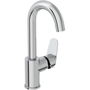 Vitra Flow Round Basin Swivel Mixer Tap Without Pop Up Waste Finished In Chrome Vitra Flow Round Basin Swivel Mixer Tap Without Pop Up Waste Finished In Chrome