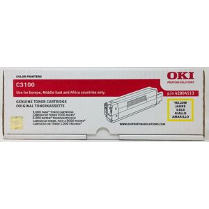 42804513 Original Yellow Toner Type C6l For Oki C3100 (3k) 42804513 Original Yellow Toner Type C6l For Oki C3100 (3k)