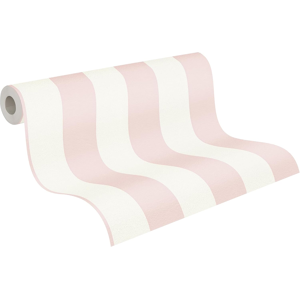 Does Not Apply Striped Wallpaper Trendwall Non-Woven 10.05 M X 0.53 M Pink White Made In German Does Not Apply Striped Wallpaper Trendwall Non-Woven 10.05 M X 0.53 M Pink White Made In German