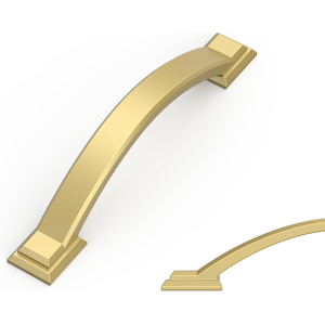 Does Not Apply 10 Pack Gold Cabinet Pulls, 3.75 Inch (96mm) Hole Center, Zinc Alloy - Drawer Ha Does Not Apply 10 Pack Gold Cabinet Pulls, 3.75 Inch (96mm) Hole Center, Zinc Alloy - Drawer Ha