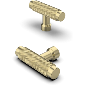 Does Not Apply Gold Knurled Cabinet Handles - Pack Of 10 (Dresser Drawer Cupboard Knobs) Does Not Apply Gold Knurled Cabinet Handles - Pack Of 10 (Dresser Drawer Cupboard Knobs)