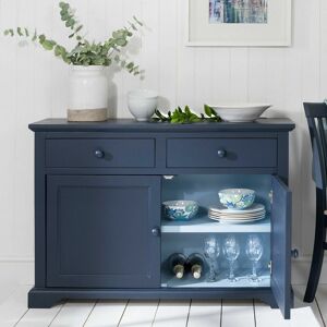 Statement Furniture Navy Blue Sideboard 2 Tone Kitchen Cupboard 2 Drawers & Shelf Florence Assembled Statement Furniture Navy Blue Sideboard 2 Tone Kitchen Cupboard 2 Drawers & Shelf Florence Assembled