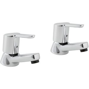 Evg Esmere Basin Tap Pair Chrome – Modern Lever Handles Evg Esmere Basin Tap Pair Chrome – Modern Lever Handles