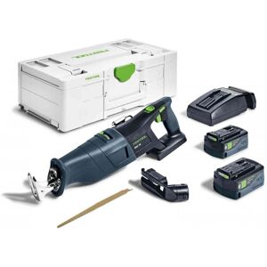 Festool 18v Reciprocating Saw Rsc18 5,0 Eb Cordless Recip Saw 2 5.0ah 576949 Festool 18v Reciprocating Saw Rsc18 5,0 Eb Cordless Recip Saw 2 5.0ah 576949