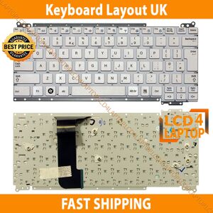 New Samsung Nc110 Np-Nc110 Series Laptop Netbook Keyboard Uk Layout - White New Samsung Nc110 Np-Nc110 Series Laptop Netbook Keyboard Uk Layout - White