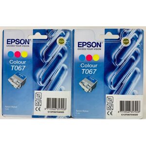 T067 Original Color Ink Cartridge For Epson Stylus C48 (X 2 Pieces) T067 Original Color Ink Cartridge For Epson Stylus C48 (X 2 Pieces)