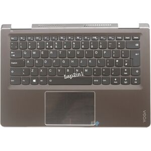New Lenovo Yoga 710-14ikb 710-14isk Upper Case Palmrest Touchpad Uk Keyboard New Lenovo Yoga 710-14ikb 710-14isk Upper Case Palmrest Touchpad Uk Keyboard